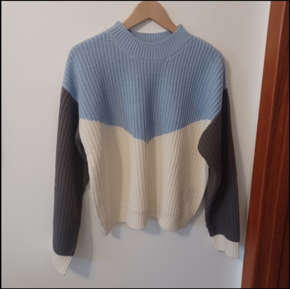 ⛔️SOLD⛔️🆕️NWT Buffalo by David Bitton Tricolor Knit Sweater - Picture 10 of 16